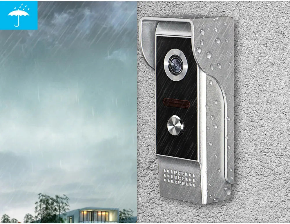 700TVL Waterproof Video Doorbell – Intercom & IR Night Vision
