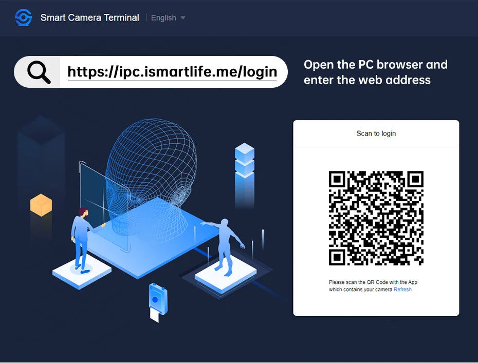 Cartmela 5MP/8MP/4K PTZ WiFi IP Camera