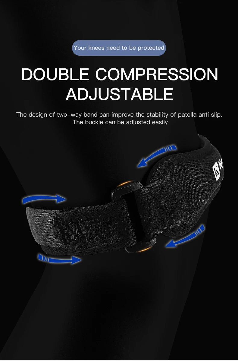 Patellar Tendon Knee Strap – Adjustable Support Brace for Sports