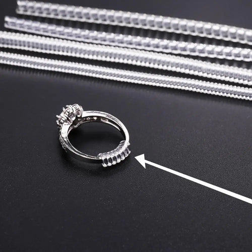 4pcs Ring Size Adjuster – Spiral Coil Guard for Loose Rings