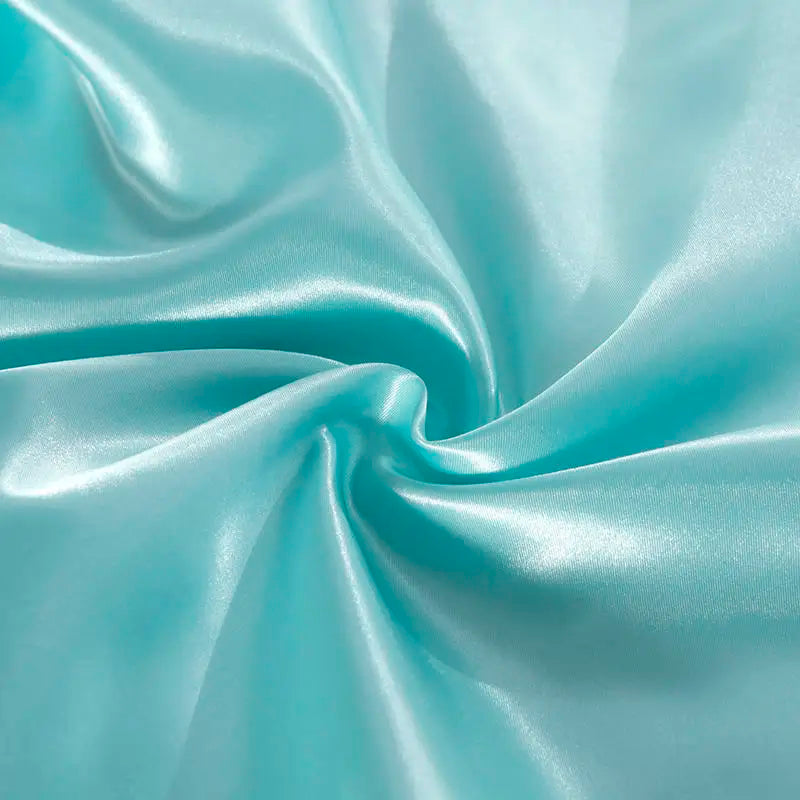 Summer Ice Cool Satin Smooth Flat Bed Sheet – Double Bedding