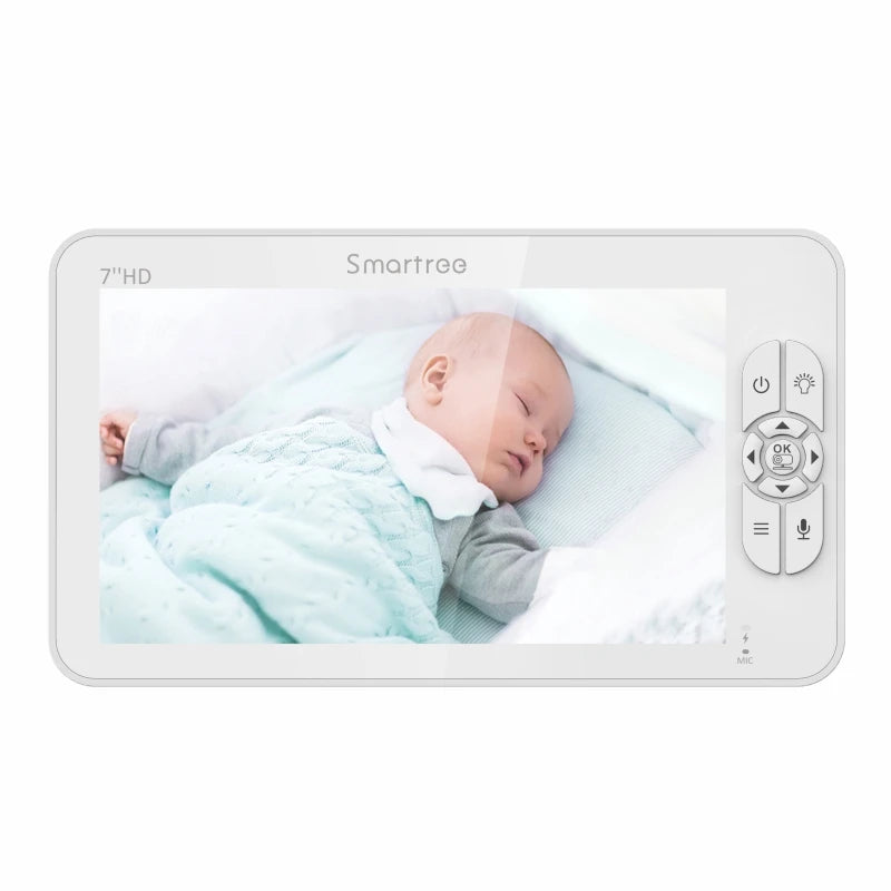 7" 1080P HD Split Screen Baby Monitor – Dual Cameras & Remote Control