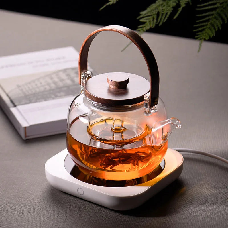 Electric Coffee Mug Warmer – 80°C Heating Plate for Desk Use