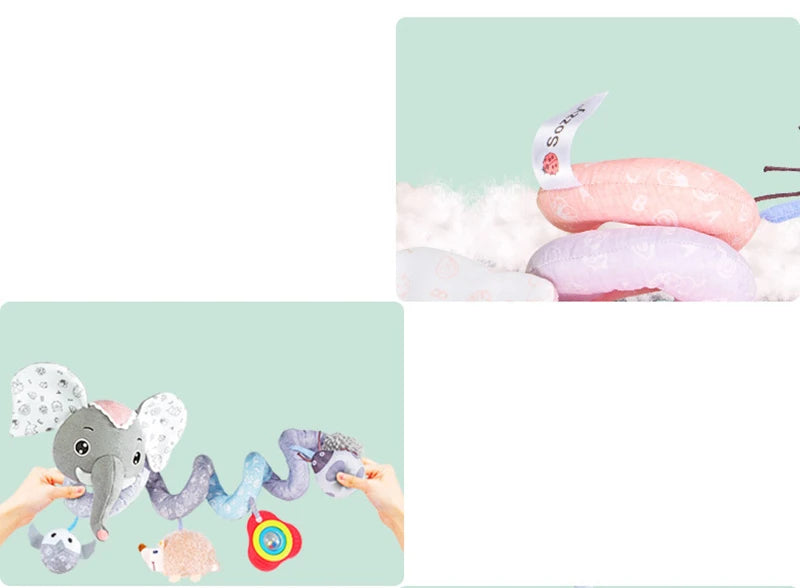 Cartmela Baby Spiral Plush Toys