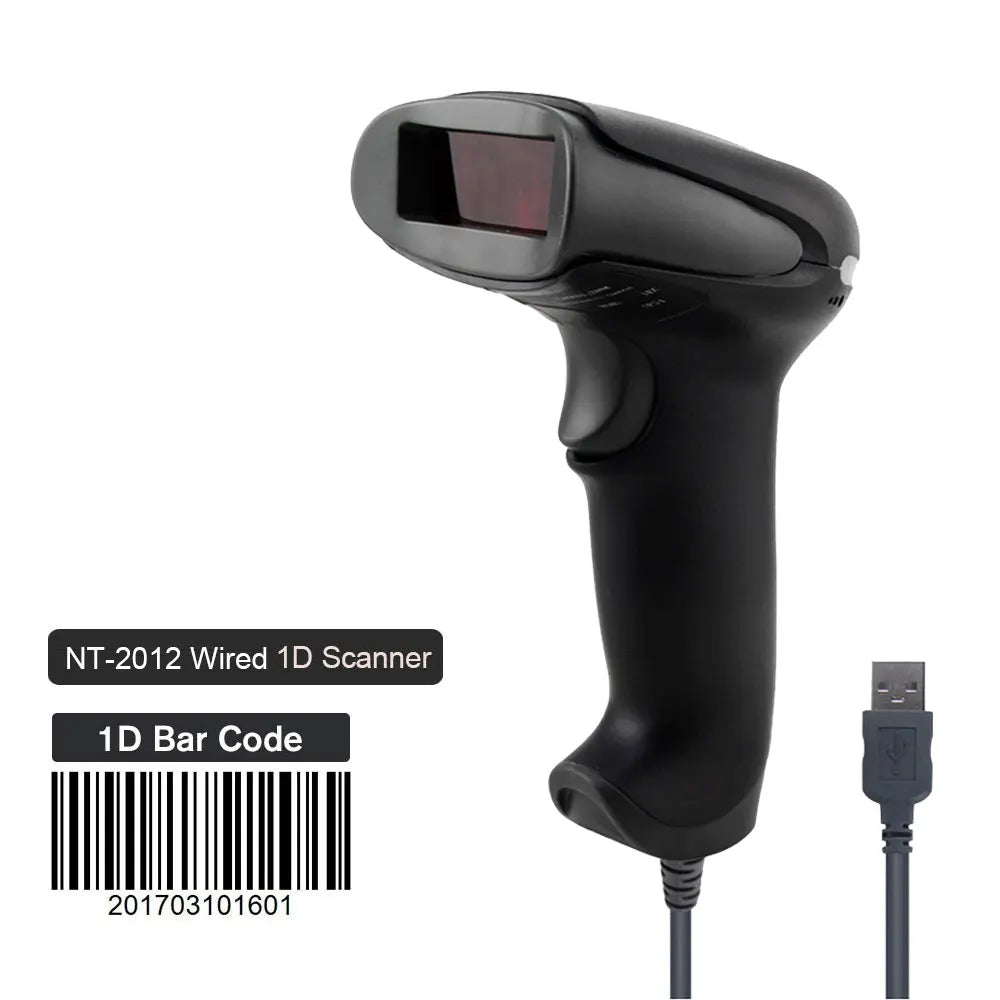 Wireless Handheld Barcode Scanner & Bluetooth 1D/2D QR Reader