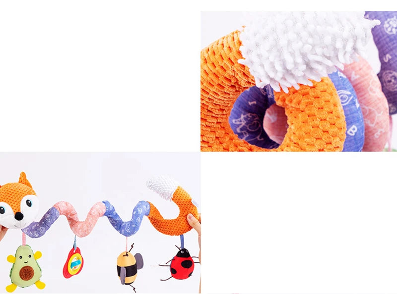Cartmela Baby Spiral Plush Toys