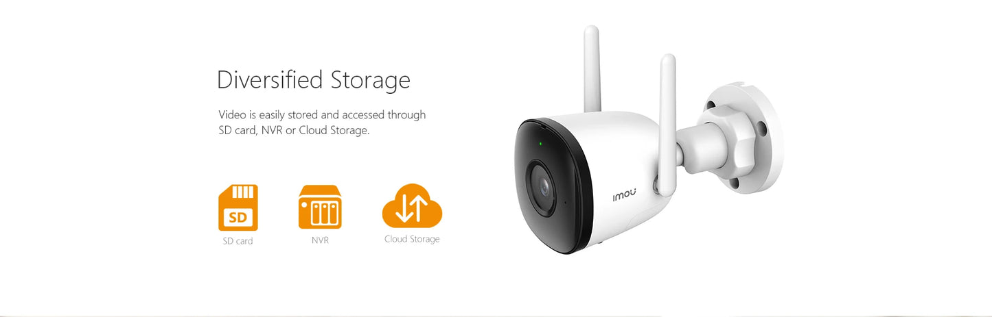 4MP Outdoor WiFi Bullet Camera – Weatherproof & AI Detection
