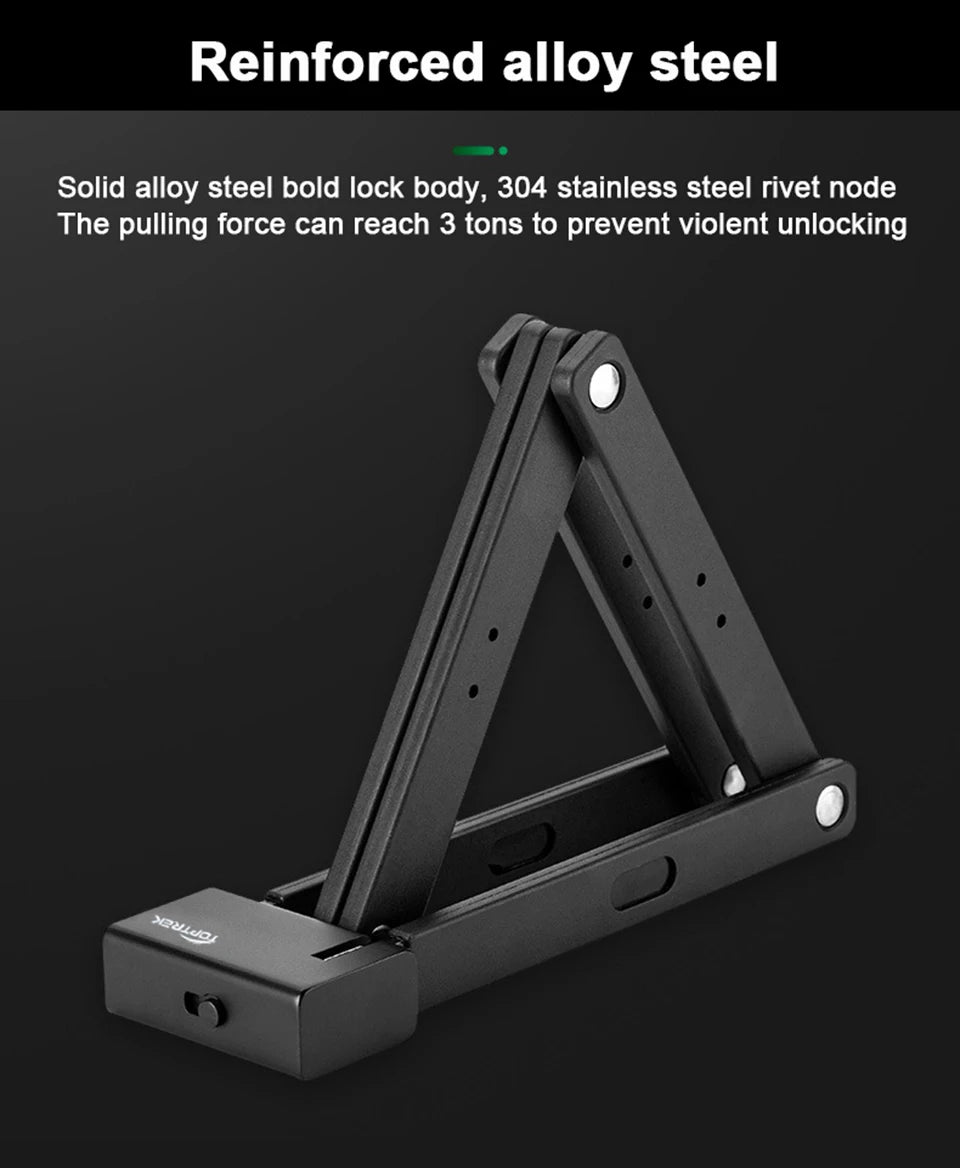Foldable Bicycle Lock – High Security Anti-Theft Bike Accessory