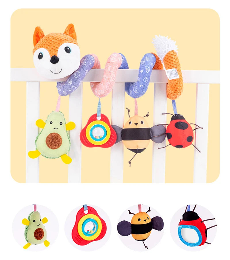 Cartmela Baby Spiral Plush Toys