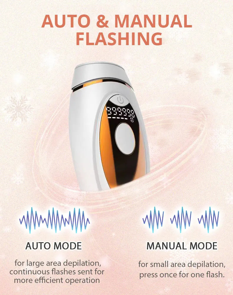 IPL Laser Hair Removal Epilator – Painless Permanent Hair Trimmer
