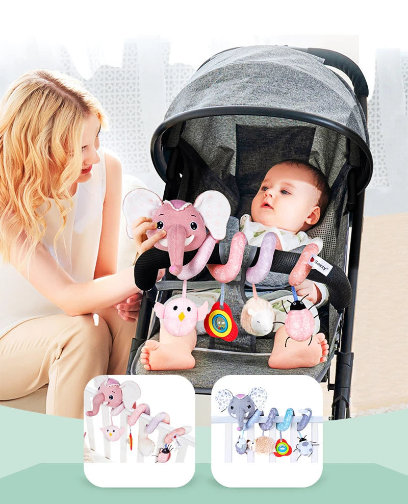 Cartmela Baby Spiral Plush Toys