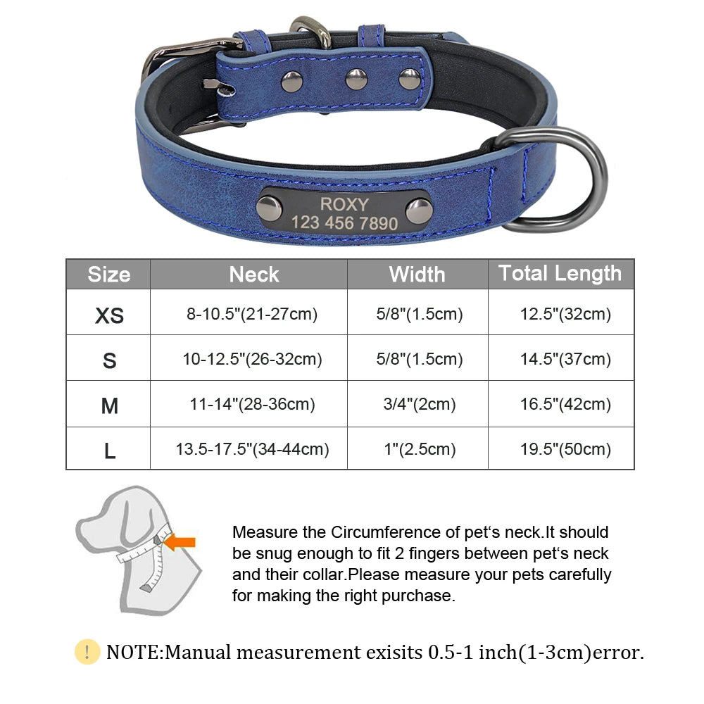 Custom Leather Pet Collar – Engraved Rhinestone Dog Collar