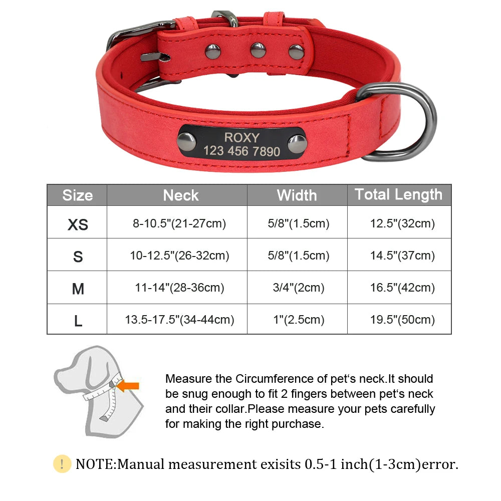 Custom Leather Pet Collar – Engraved Rhinestone Dog Collar