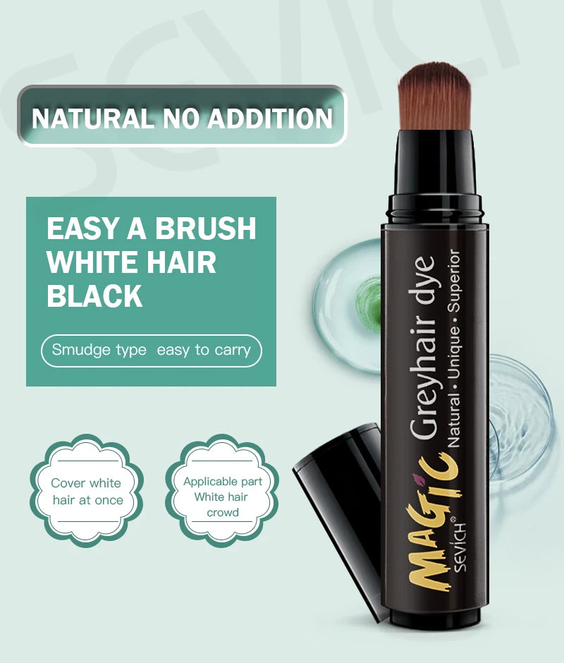 Sevich Hair Dye Pen – Root Touch-Up Stick for Black & Brown Hair