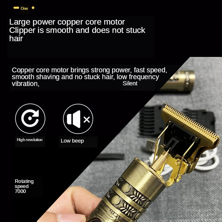 T9 Hair Clipper Zero Gap Trimmer
