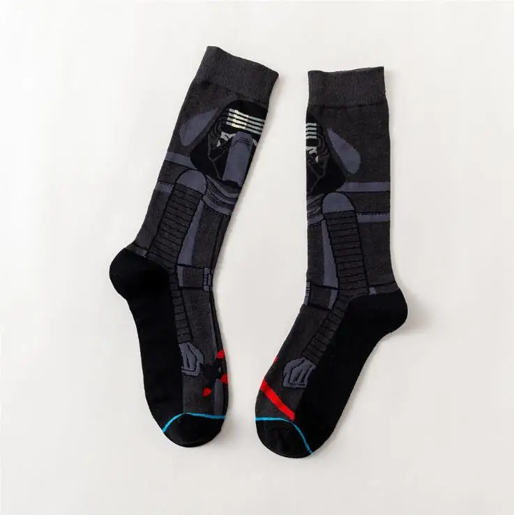 Star Wars Yoda R2-D2 Cosplay Socks Pair
