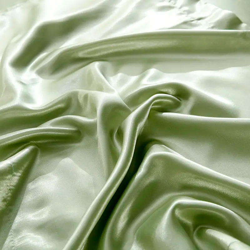 Summer Ice Cool Satin Smooth Flat Bed Sheet – Double Bedding