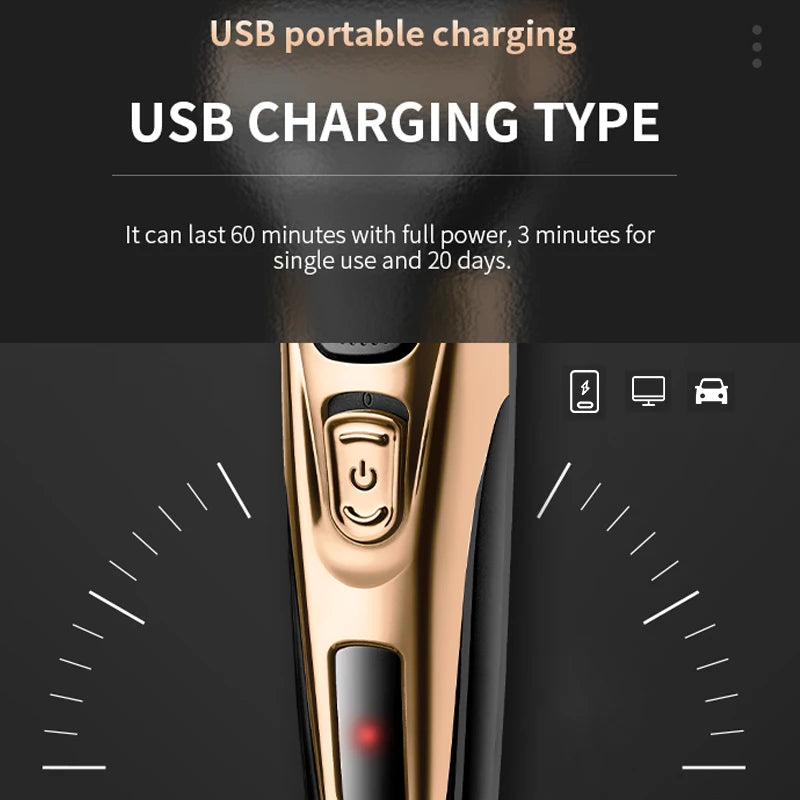 Kemei 3-in-1 Electric Shaver Kit – Beard, Nose & Hair Trimmer