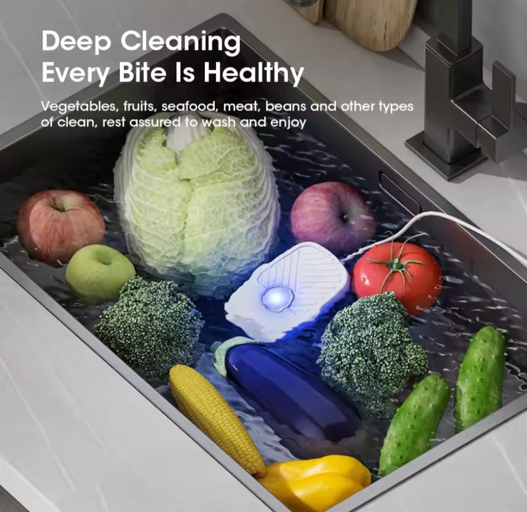 Ultrasonic Fruit & Vegetable Cleaner – High-Frequency Washing