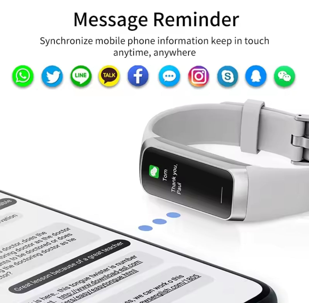 LIGE AMOLED Smart Watch 2023 Waterproof Fitness Tracker
