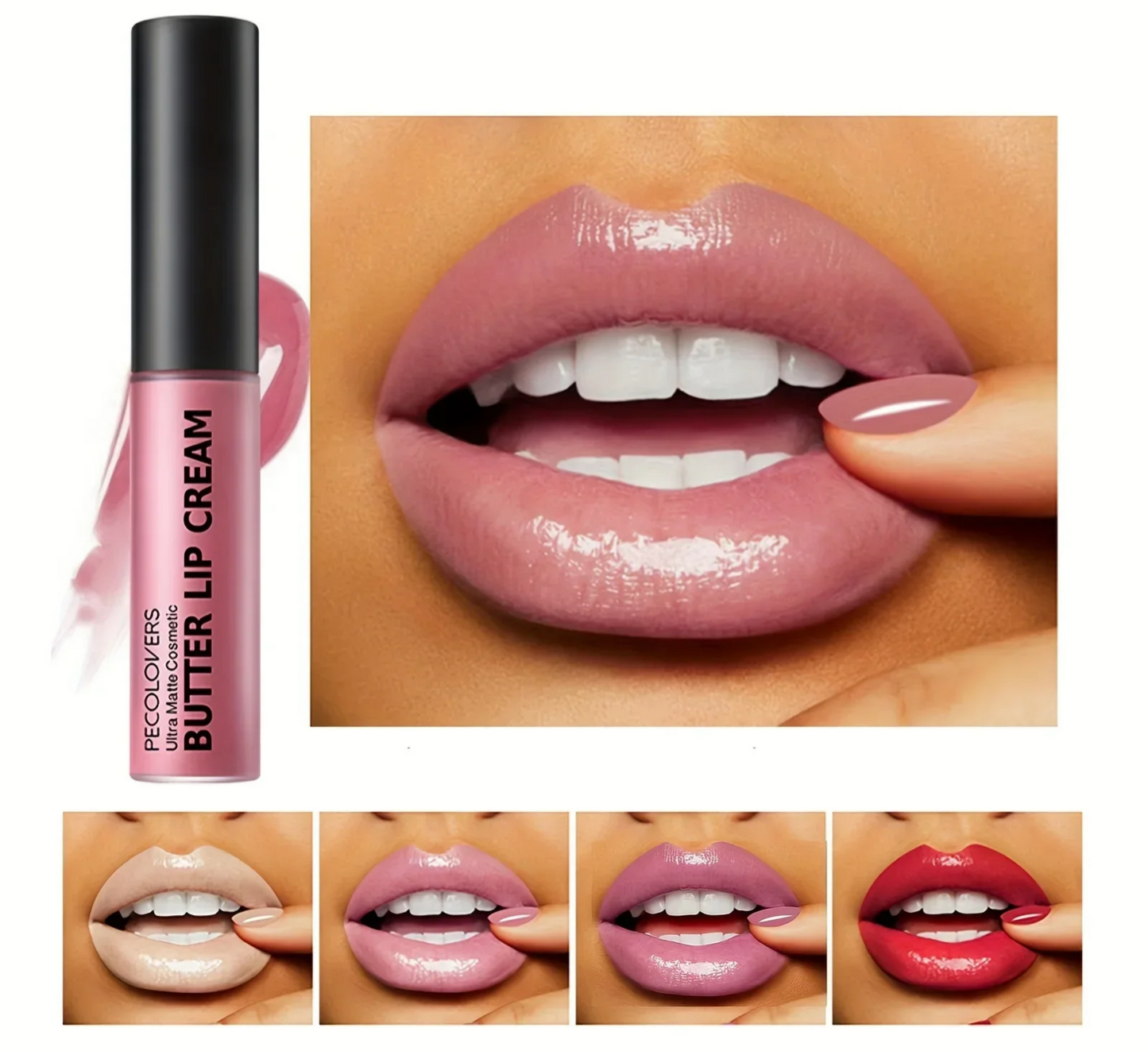 Butter Gloss Lip Gloss –Non-Sticky, Long Lasting & Hydrating Lip Color