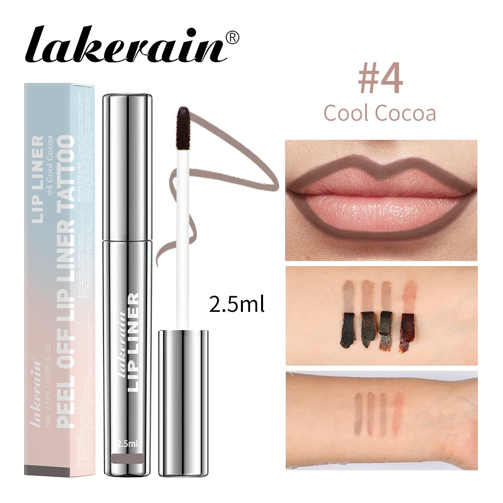 Peel-Off Tattoo Lip Tint – Waterproof Long-Lasting Matte Lip Stain