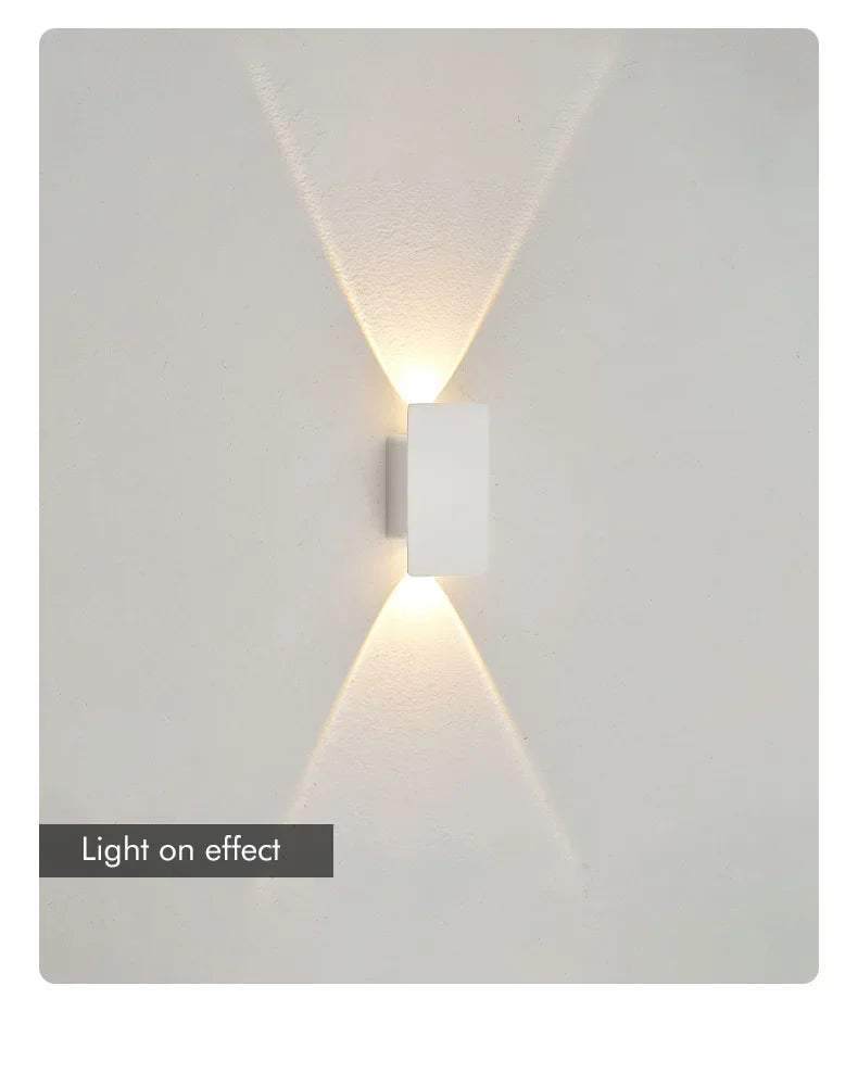 Modern LED Outdoor Wall Lamp – Waterproof IP65 Up Down Light