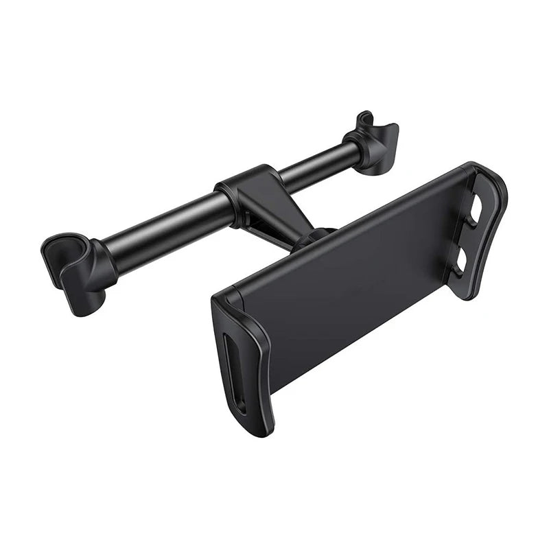 Adjustable Car Headrest Tablet & Phone Holder | 360° Rotation Mount