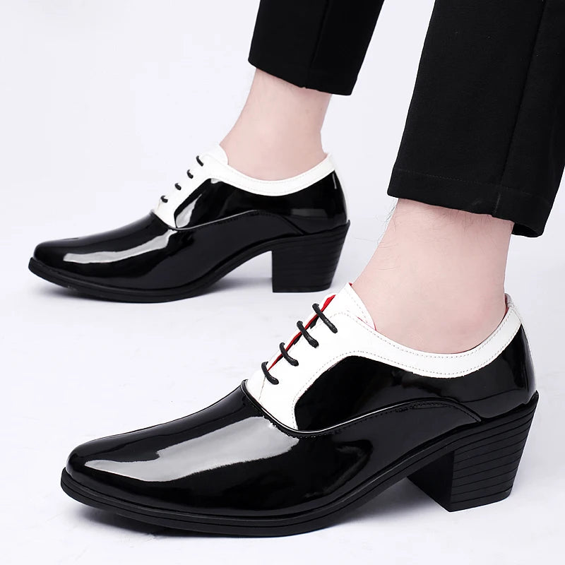 New Groom White & Black Oxfords