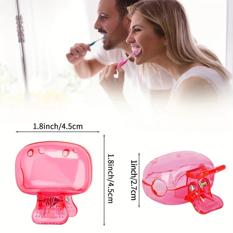 Travel Toothbrush Head Covers–Protective Cap for Household & Travel Use