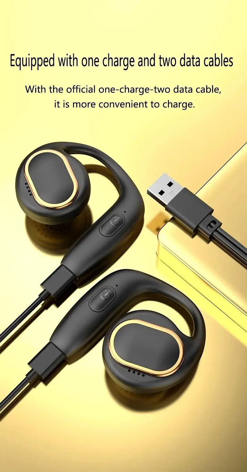 G19 Open-Ear Bluetooth Headset – Air Conduction Wireless Earhook