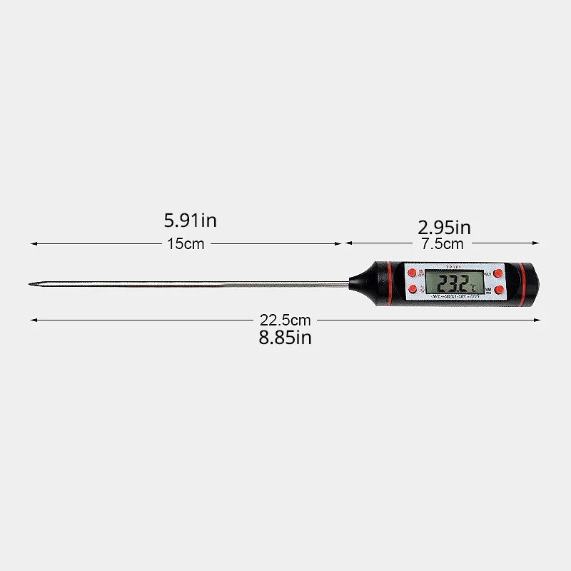 Digital Probe Kitchen Thermometer for Baking, Grill & Liquids