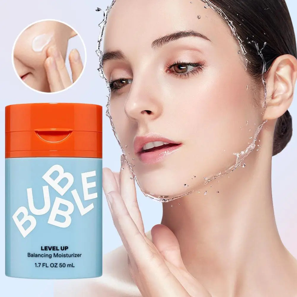 Bubble Moisturizing Face Cream & Toner - Vitamin E + Aloe Vera Gel