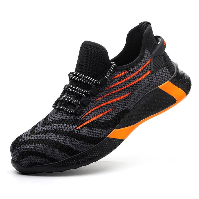 Men’s Indestructible Work Safety Shoes | Anti-Puncture Lightweight Boots