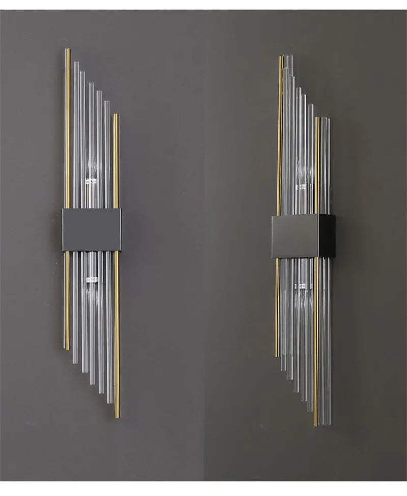 Luxury LED Wall Lamp - Modern Gold Wall Sconce for Living Room