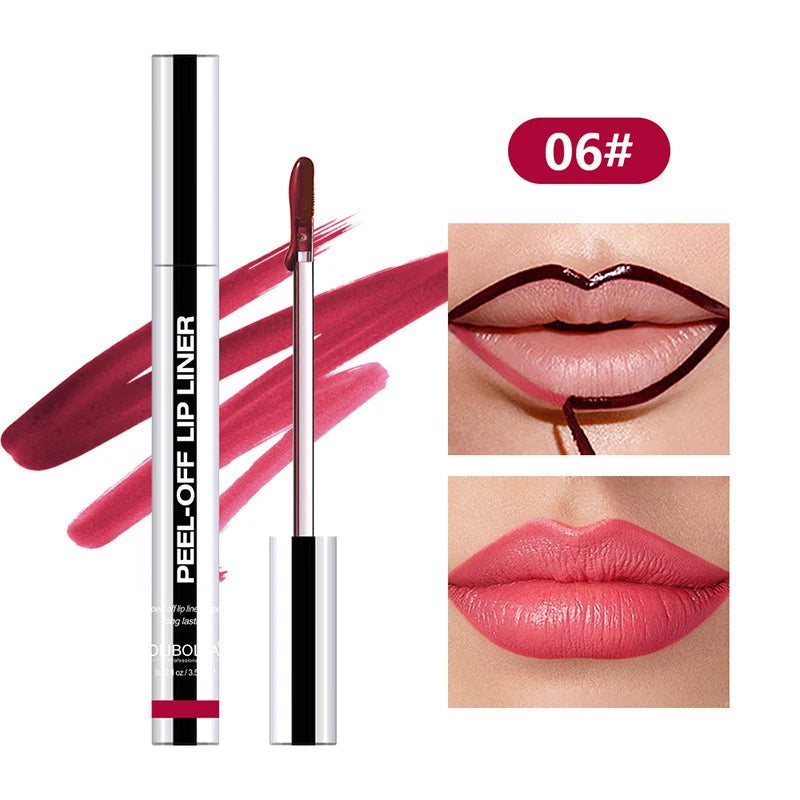 Lip Liner Waterproof Peel-Off Tattoo Lip Gloss