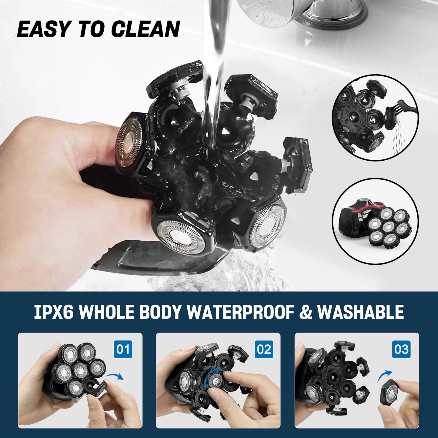 Cartmela Multifunctional Electric Shaver Kit