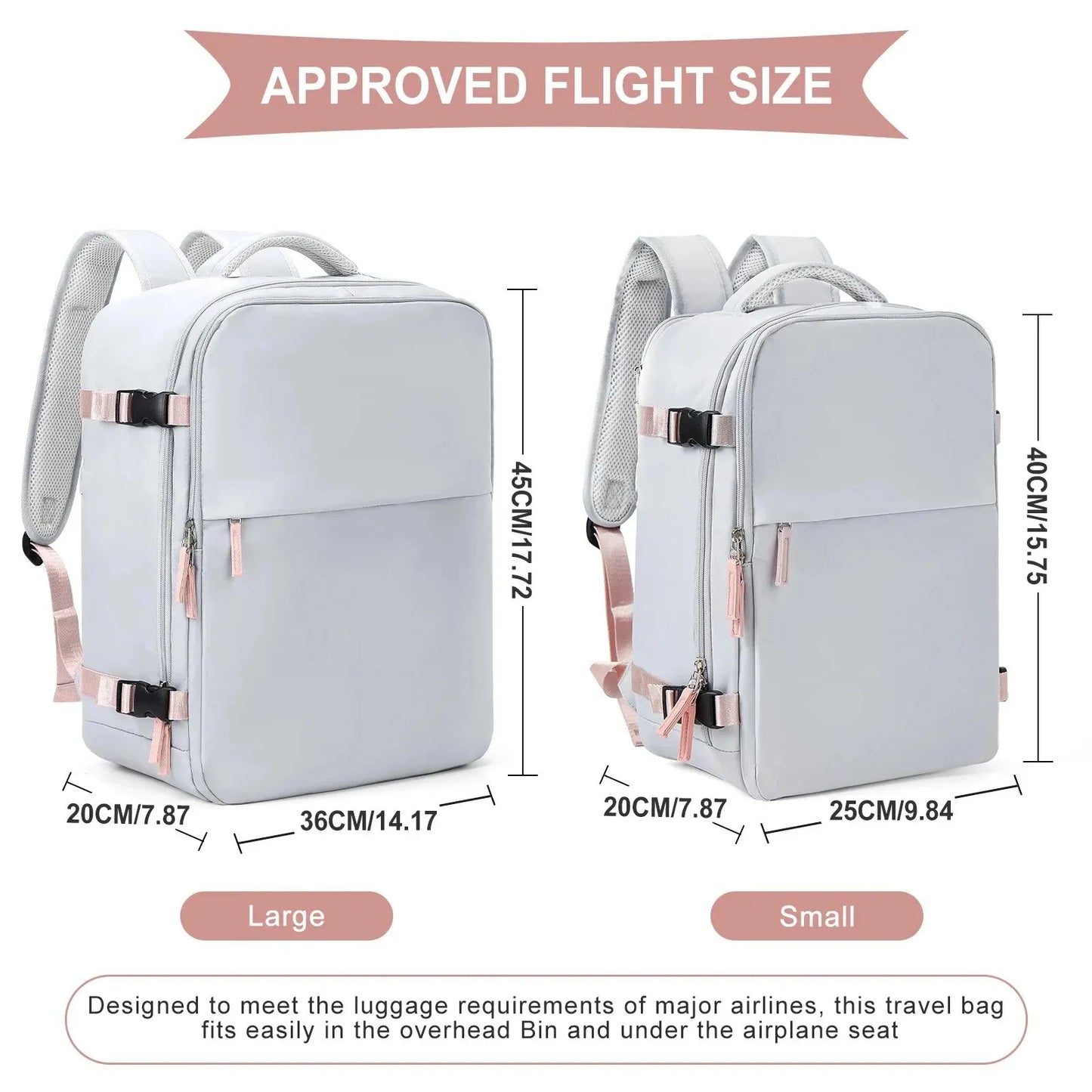 Likros Cabin Backpack for Ryanair & EasyJet – Airline-Approved Hand Luggage Bag