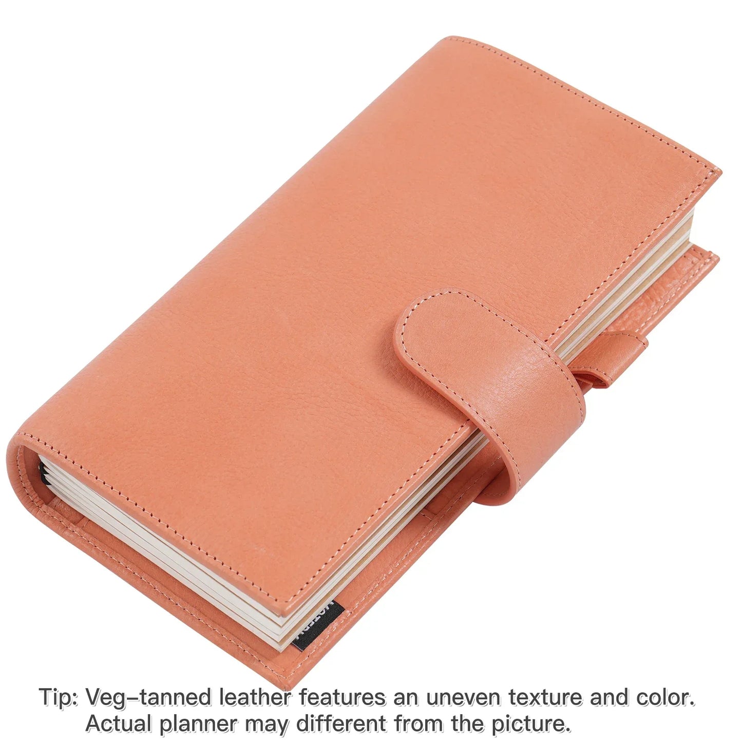 Vegetable Tanned Leather Travel Notebook – Standard Planner Cover