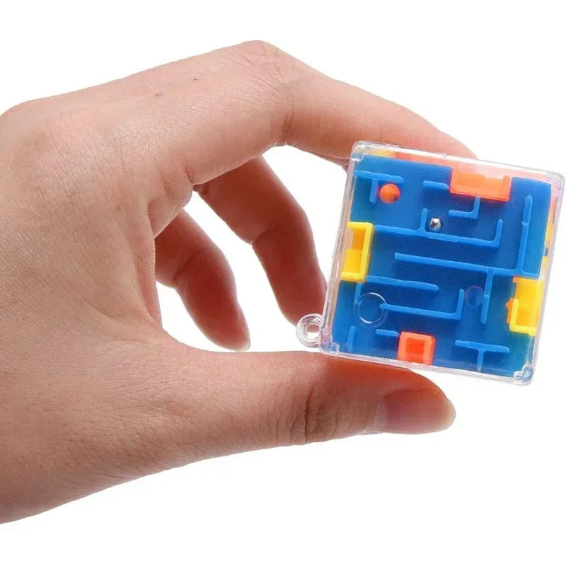 3D Maze Magic Cube Puzzle Toy with Rolling Ball for Kids & Adults