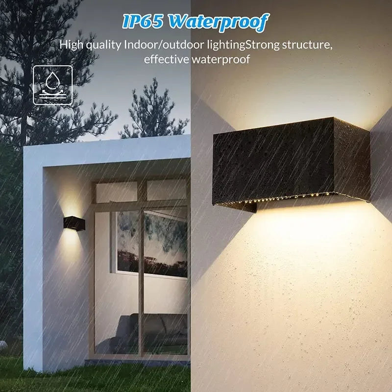 Waterproof Aluminum LED Wall Lamp – 12W/24W Indoor Outdoor Light