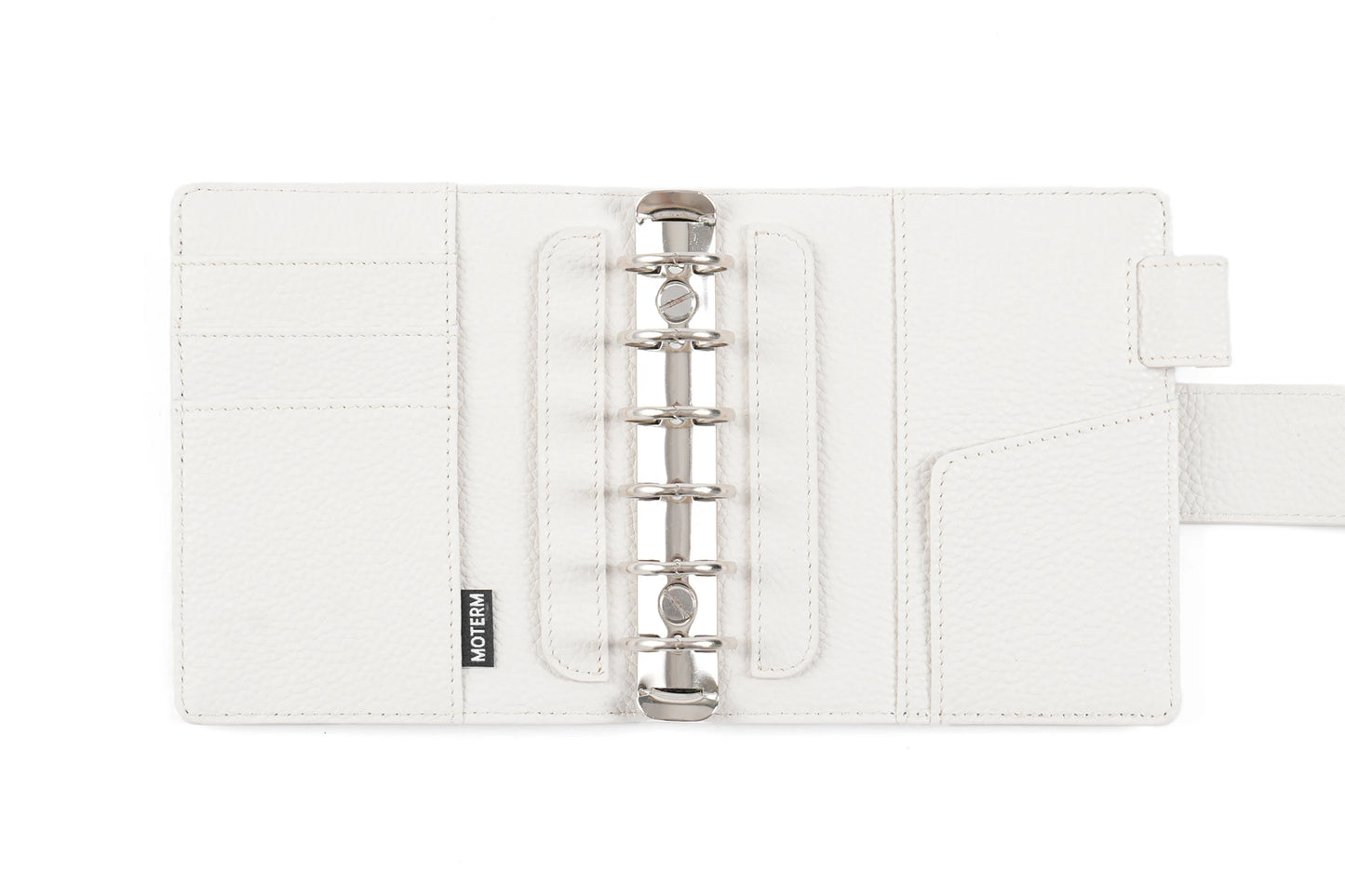 Elite Pocket A7 Rings Planner Cover – Pebbled Grain Leather, 25mm Rings