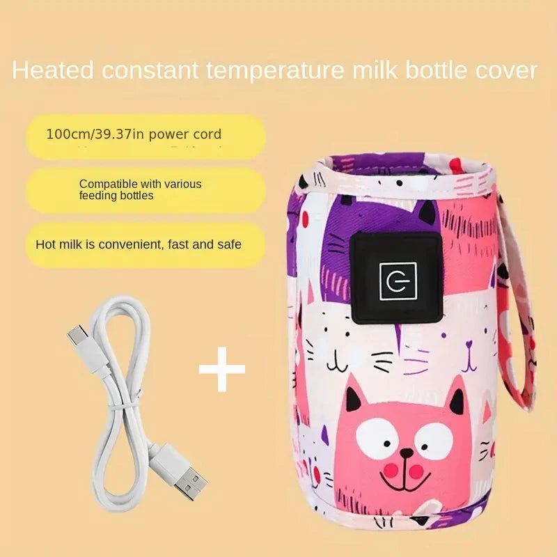 USB Bottle Warmer – Portable Milk & Water Heater Bag