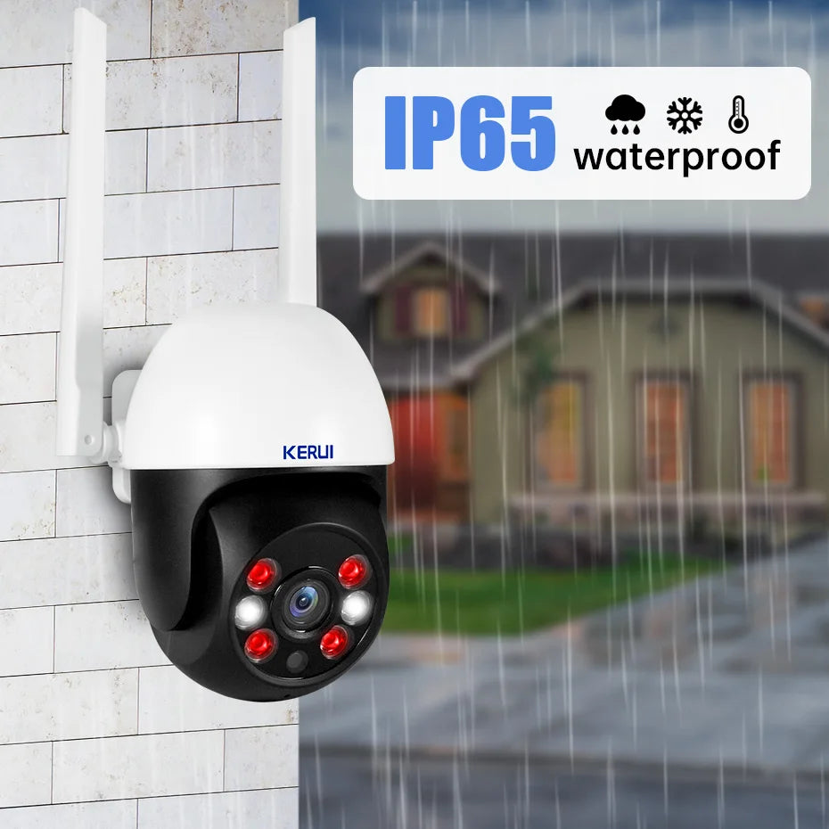 Cartmela 5MP/8MP/4K PTZ WiFi IP Camera