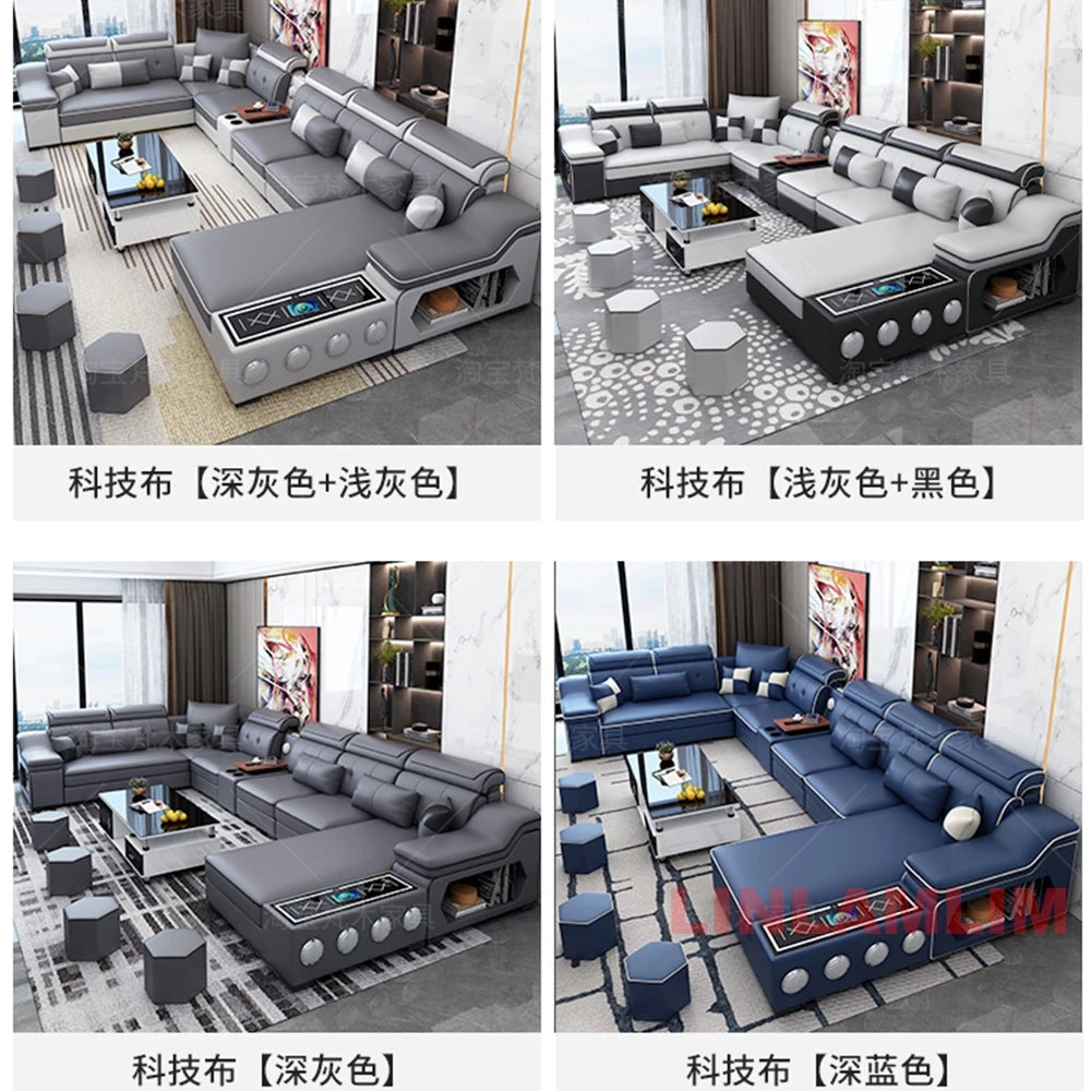 Cartmela Modern Sectional Sofa with Chaise Lounge