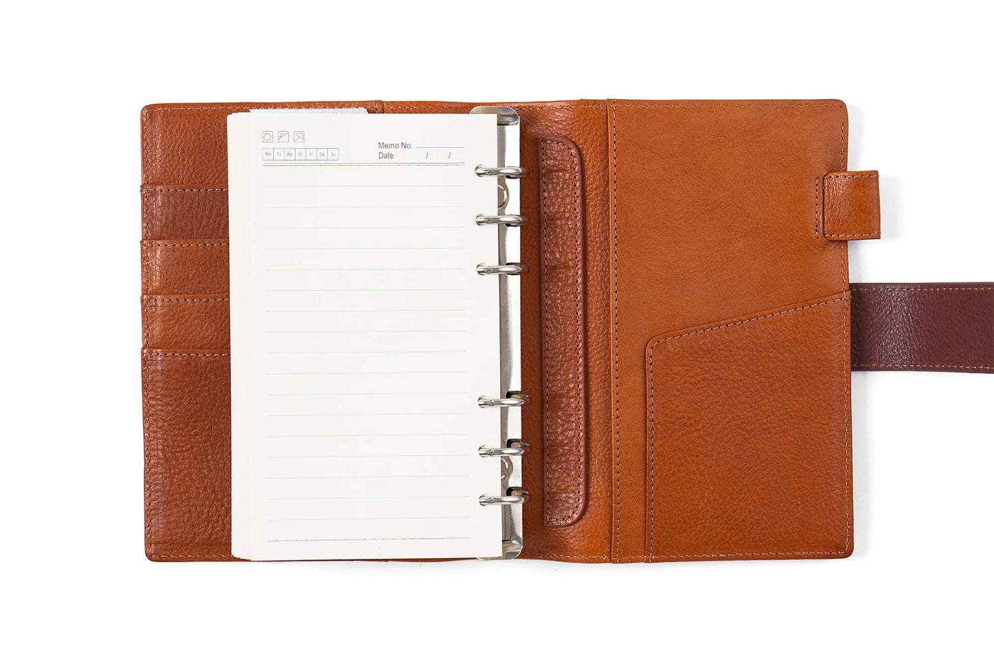 Elite Personal Size Rings Planner – Vegetable Tanned Leather, 25mm Rings
