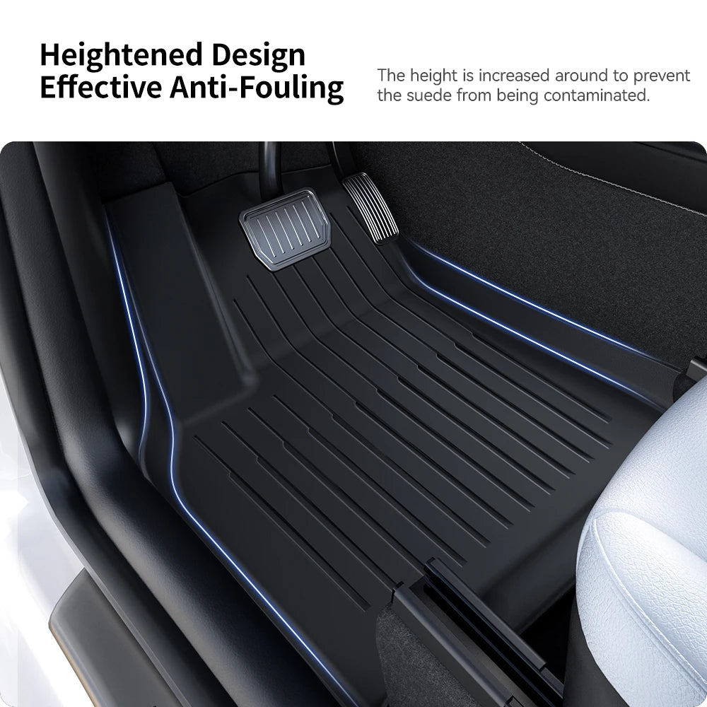 2025 Model Y Floor Mat Set – Waterproof TPE Trunk & Liner Mats