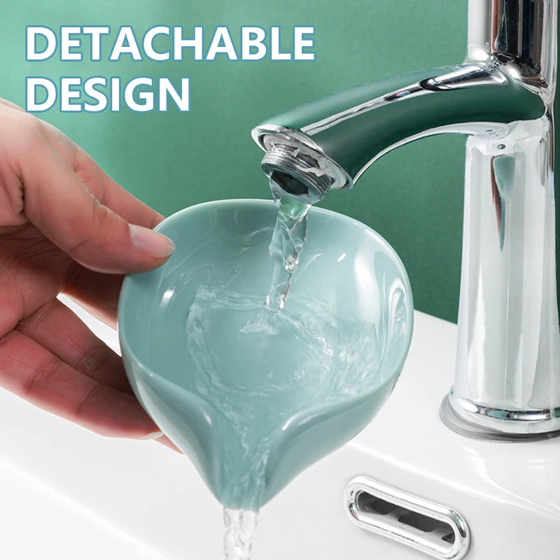 Leaf Shape Soap Holder with Suction Cup