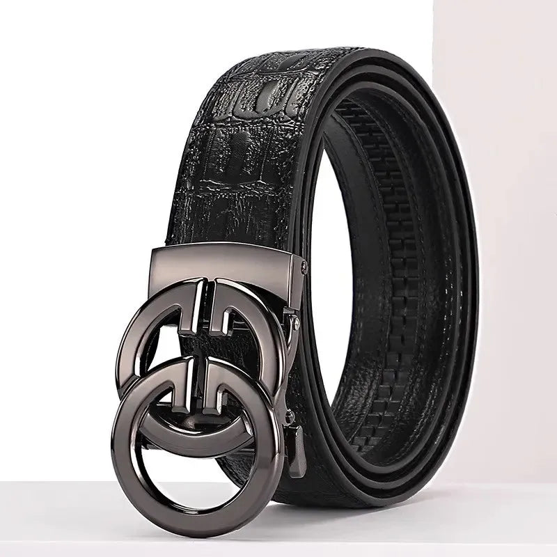 Genuine Leather Men’s Automatic Belt