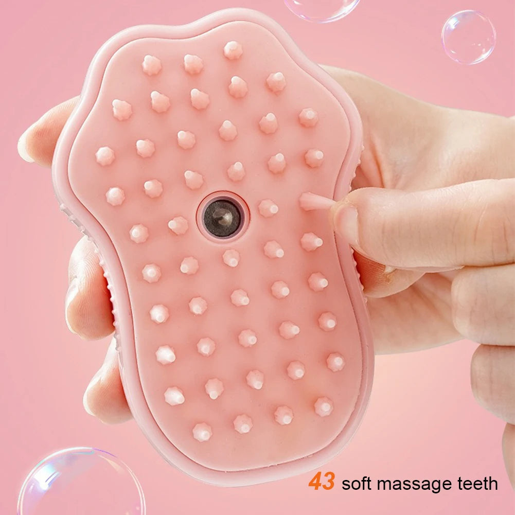 Pet Steam Brush with Massage & Water Spray – Grooming for Cats & Dogs
